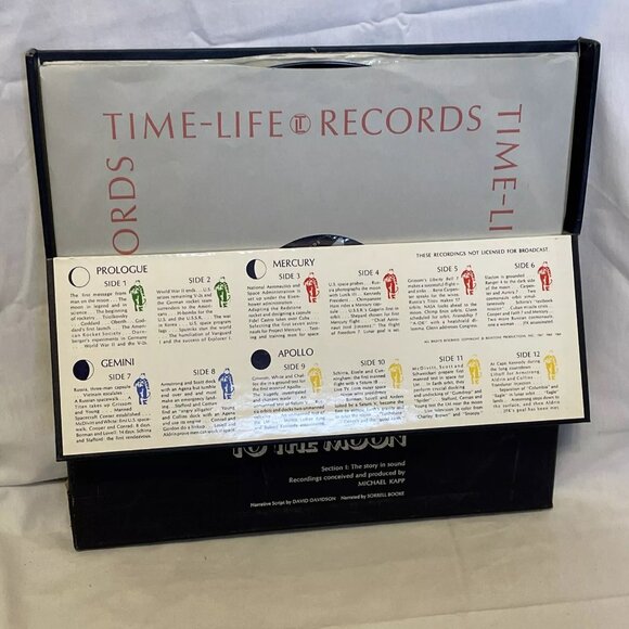 Michael Kapp To The Moon (6x Vinyl, 1969) Time Life STL 163 NM Box Set History - Picture 3 of 12